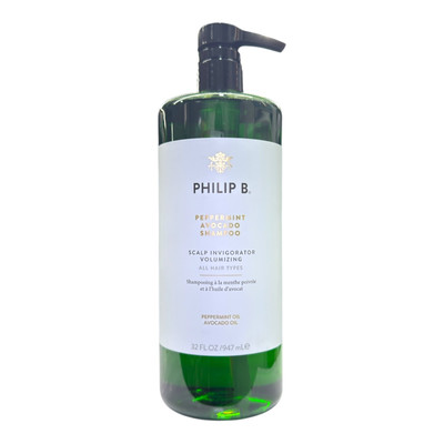 Philip B Peppermint Avocado Volumizing & Clarifying Shampoo 32 Oz