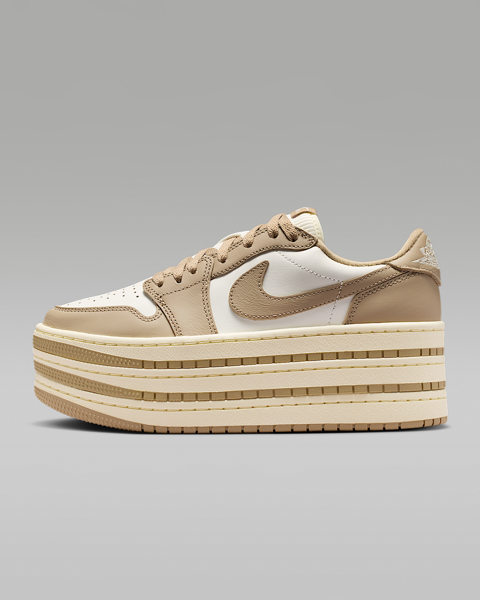 Nike Air Jordan 1 Triple Stack Khaki HV8288-200 Women Shoes | eBay