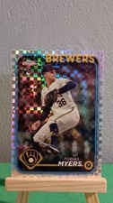2024 Topps Chrome Update Series X-Fractor Tobias Myers Rookie Brewers #USC25 