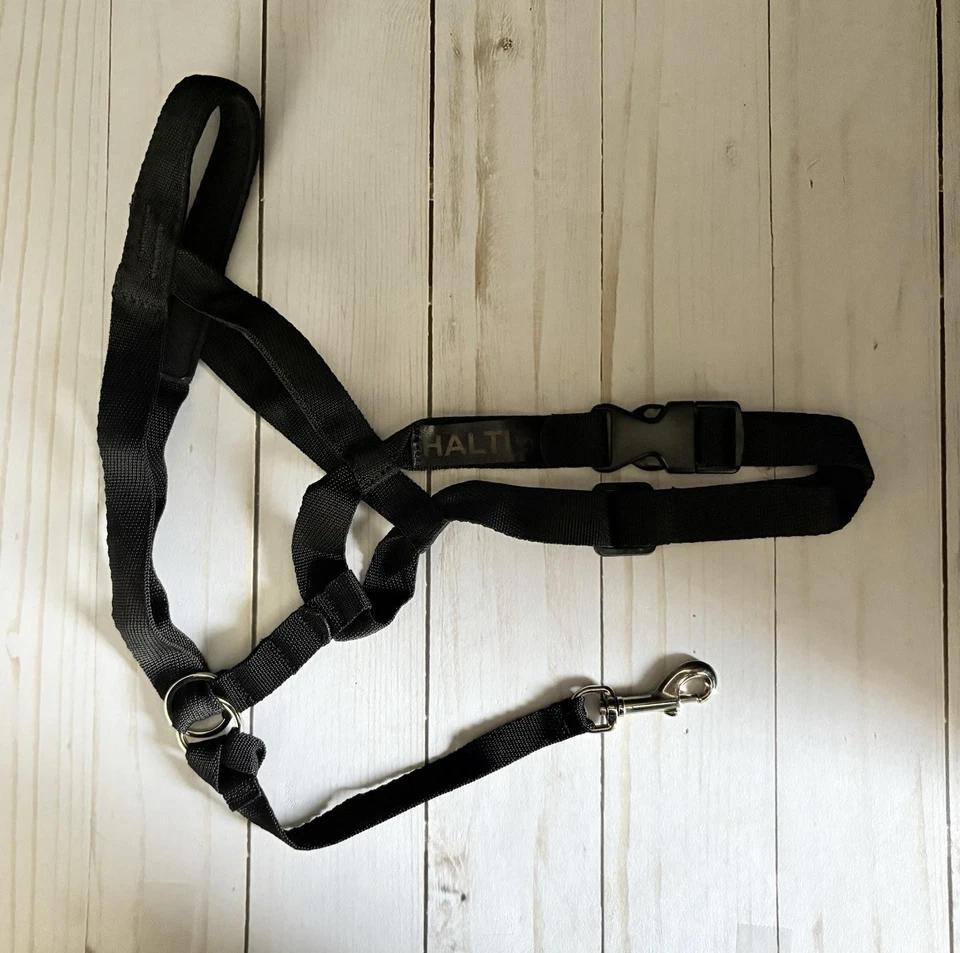 Collar Halti Perro Talla 4 Negro Deja de Tirar Amablemente Fácil Ajuste Fácil de Usar Foto 3 de 3