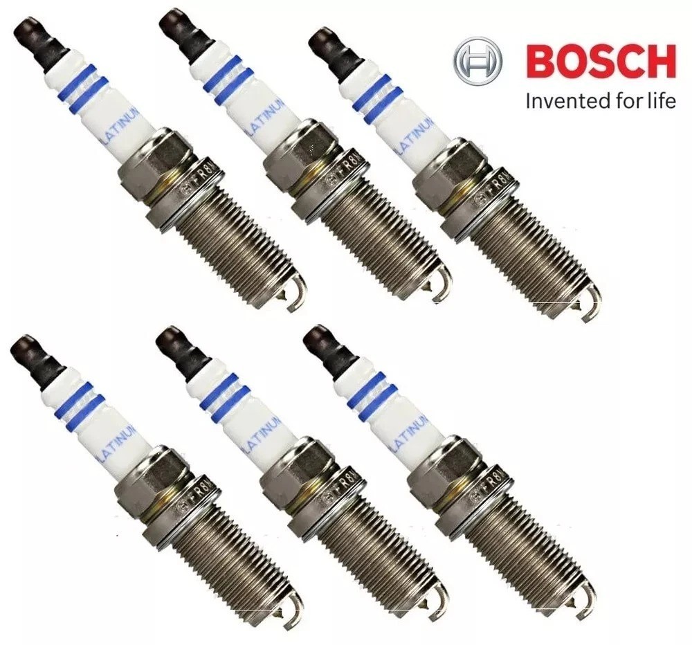 Set of 6 Spark Plugs Bosch Platinum 6713 For Fiat Infiniti Toyota Scion