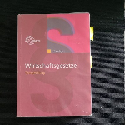 Wirtschaftsgesetze. Textsammlung (2009, Taschenbuch)