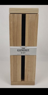 Glenlivet XXV 25 Years of Age Wood Wooden Bottle Display Presentation Box Only