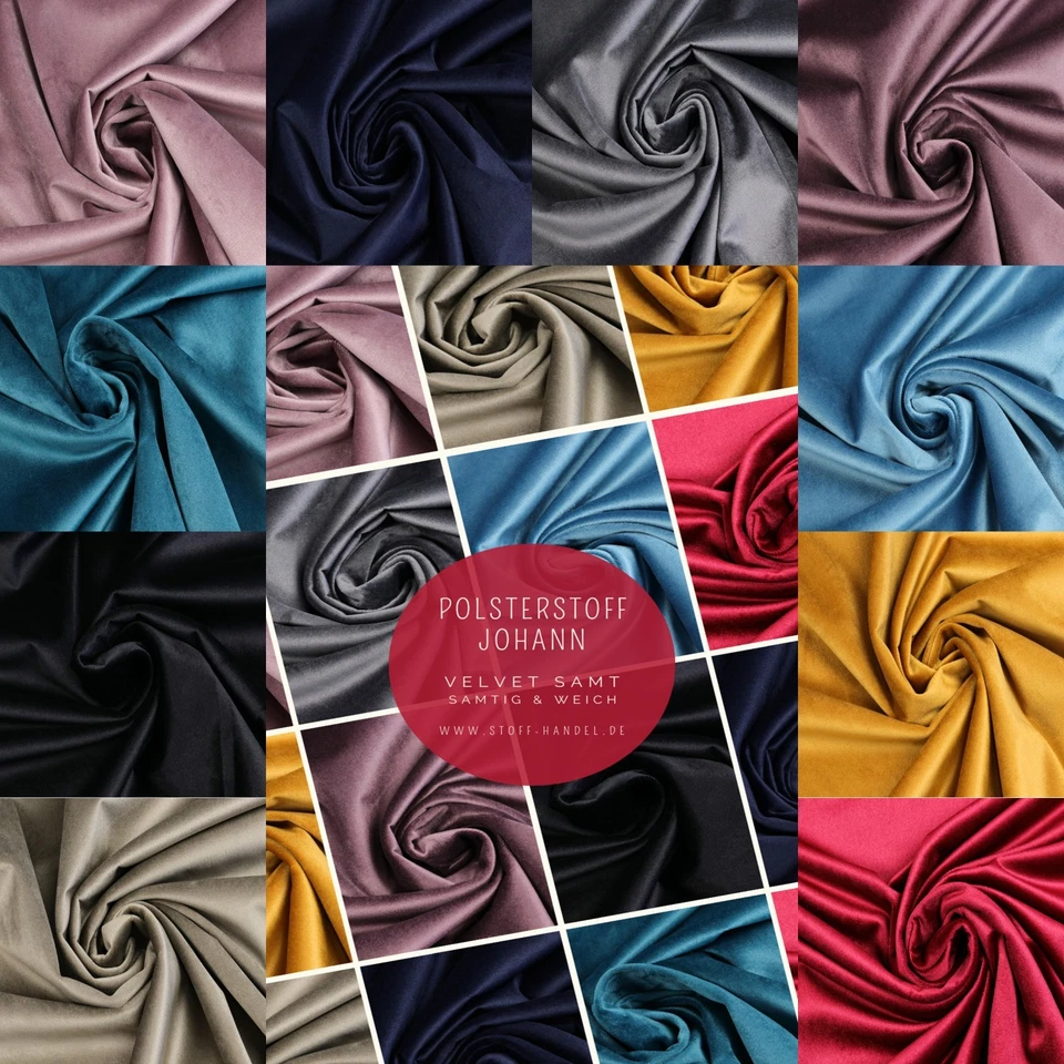 POLSTERSTOFF 60.000 Scheuertouren Velvet Samt Taschenstoff PETROL EUR 14,98/m - Bild 3 von 3