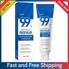9.9 Hydroxyapatite Toothpaste - Nano Enamel Repair Strengthen Teeth Care Kit...