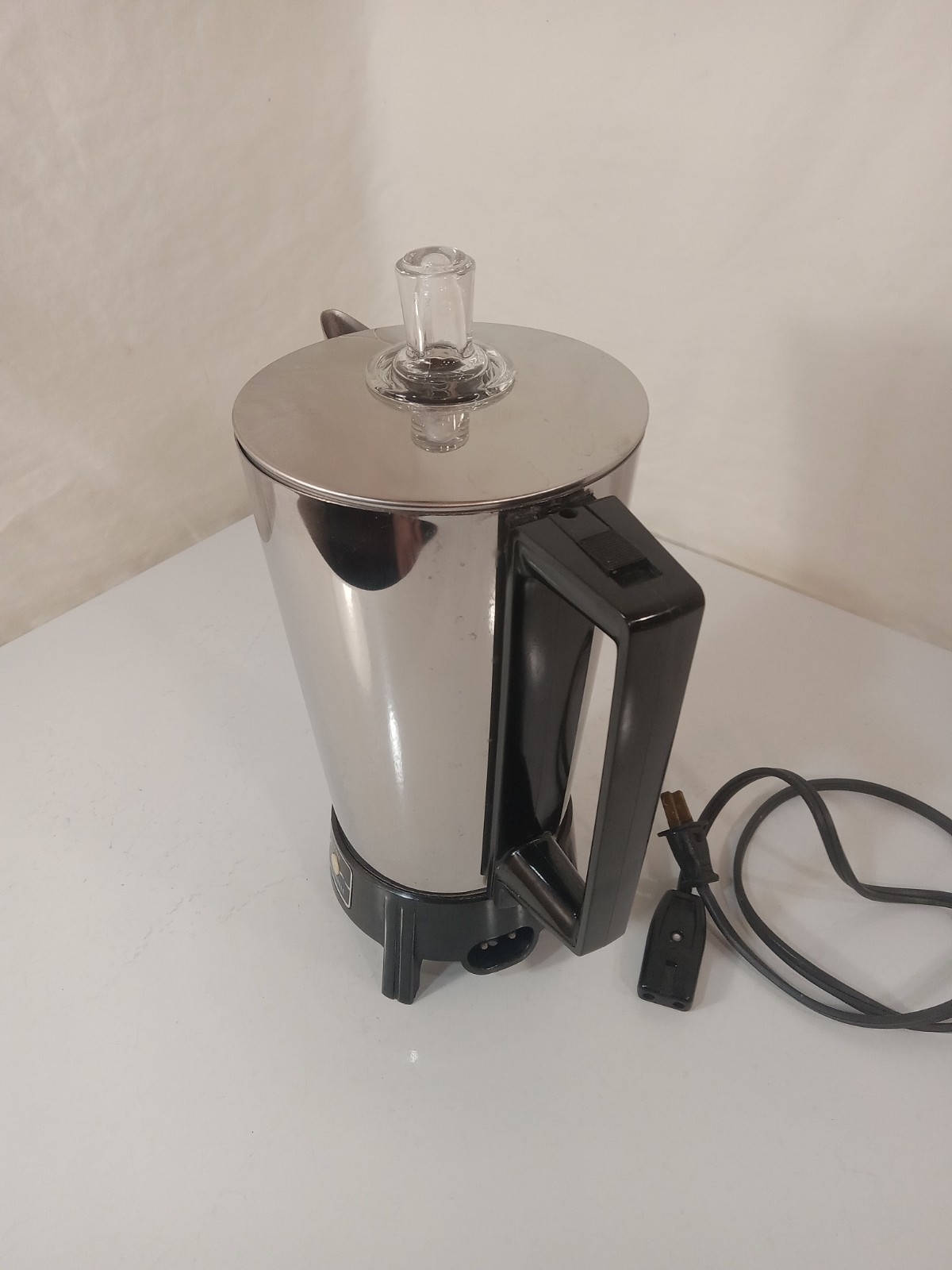 Vintage Sears Immersible Percolator Coffee Maker Electric Tested Works