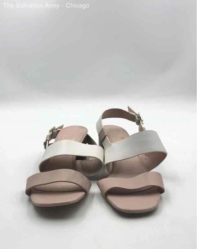 Kate Spade Womens Puglia Pink White Block Heel Slingback Sandals Size US 7.5B - Image 2 of 4