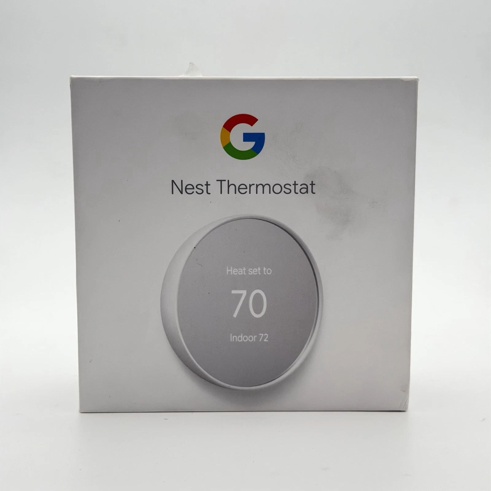 Google Nest Smart Thermostat, Snow - GA01334-US