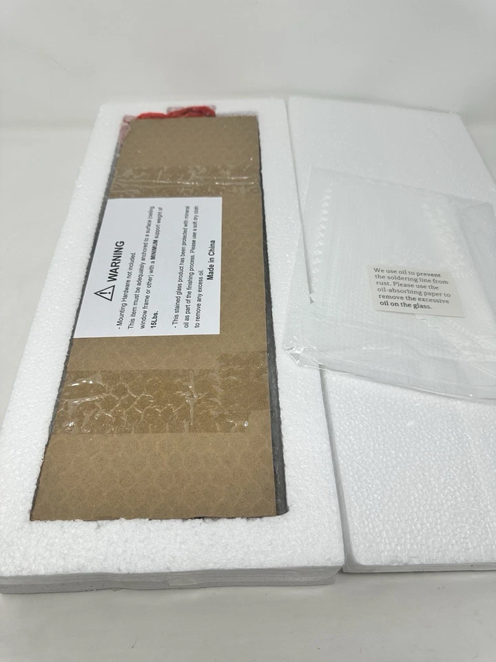 HomeBeauty Estilo Tiffany Huevos de vitral multicolor Panel de ventana colgante NUEVO Foto 4 de 4