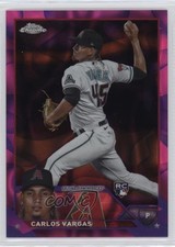 2023 Chrome Update Magenta & Purple Lava Lamp Refractor /299 Carlos Vargas 4pn