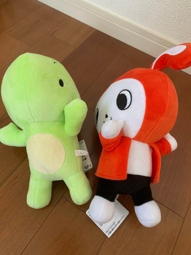 Juego relajante de 2 rellenos 21 cm Zenichi Mikey BANDAI muñeca de peluche Maizen Sisters - Imagen 15 de 24