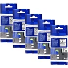 TZ-231 TZe-231 5PK For Brother P-Touch 12mm Label Maker Tape White 1/2" PT-D210