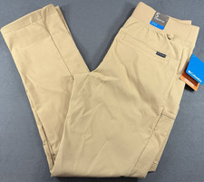 NEW Columbia Women's Trail Straight Leg Active Fit Pants Canoe Tan Size Small