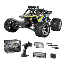 1/12 Scale RC Cars for Adults，Max 48mph Electric Off-Road Monster Yellow