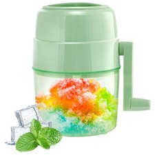 Snow Cone Machine Shaved Ice Machine Manual Ice Shaver Machine  Stainless7086