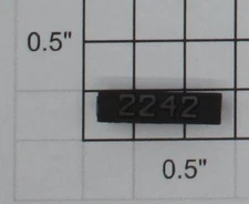 Lionel 2242-10 Left Hand Painted Marker Lens/Number Board