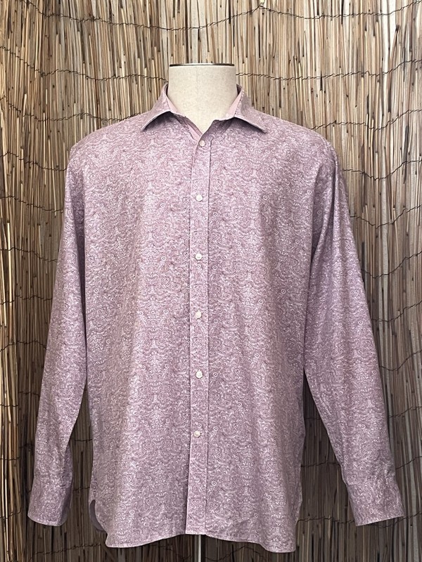 Ted Baker Endurance Mens LS Button Up Shirt-Size 17 34/35-100% Cotton