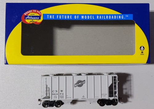 Tolva cubierta Athearn 14561 HO Chicago & North Western PS-2 2600 RTR #96473 LN | Zustand: Used