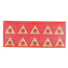 10 PCS TCMT16T304 Indexable Turning Inserts Triangular Tungsten Steel