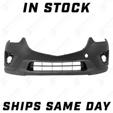 NEW Primered Front Bumper Cover Fascia for 2013-2016 Mazda CX-5 w/Tow Hook 13-16