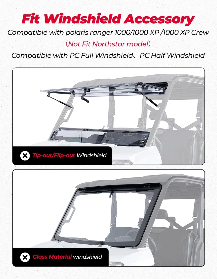 Комплект из 3 динамиков аудио радио с вуфером 5,25 дюйма для Polaris Ranger 1000/XP 1000 Crew - Изображение 2 из 4