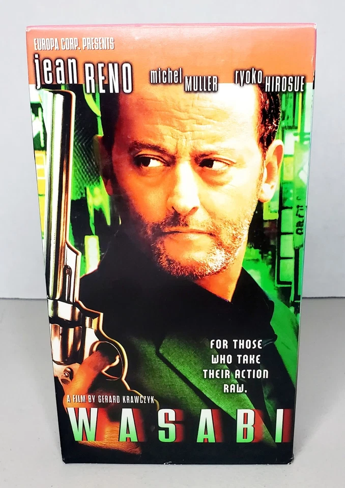 Wasabi (VHS, 2003, English Dubbed) Jean Reno~RARE French Import Luc Besson Movie - Image 2 of 4