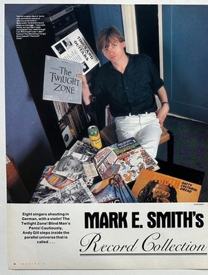 MARK E SMITH - Full page UK magazine poster THE FALL