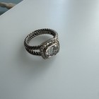 DAVID YURMAN PETITE ALBION RING WITH WHITE TOPAZ AND DIAMONDS SZ 7 — photo 4