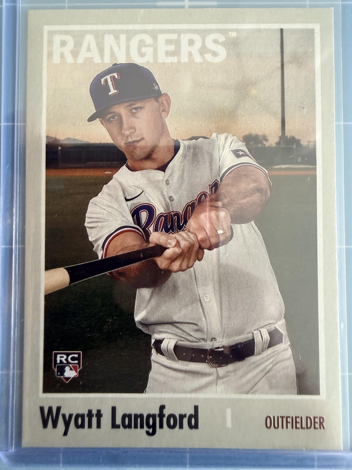 2024 Topps Archives #199 Wyatt Langford Pink Foilboard