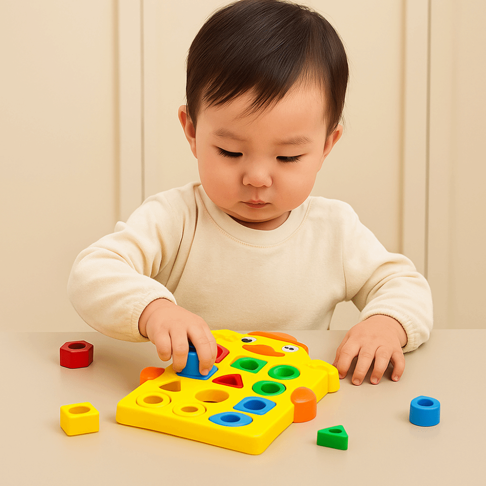 Pattern Cognitive Shape Matching Board Game Kindergarten Kids | eBay ...