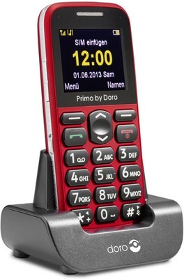 Primo 365 by Doro in Rot Senioren Handy ohne Vertrag Kinder Grosstasten