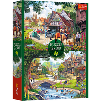 (B-WARE) Trefl, Idyllisches Leben, 2X500 Teile Puzzle (B-WARE)