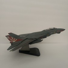 VINTAGE F-14 TOMCAT NAVY JET PLANE USS INDEPENDANCE W/ Stand 1:48 Scale