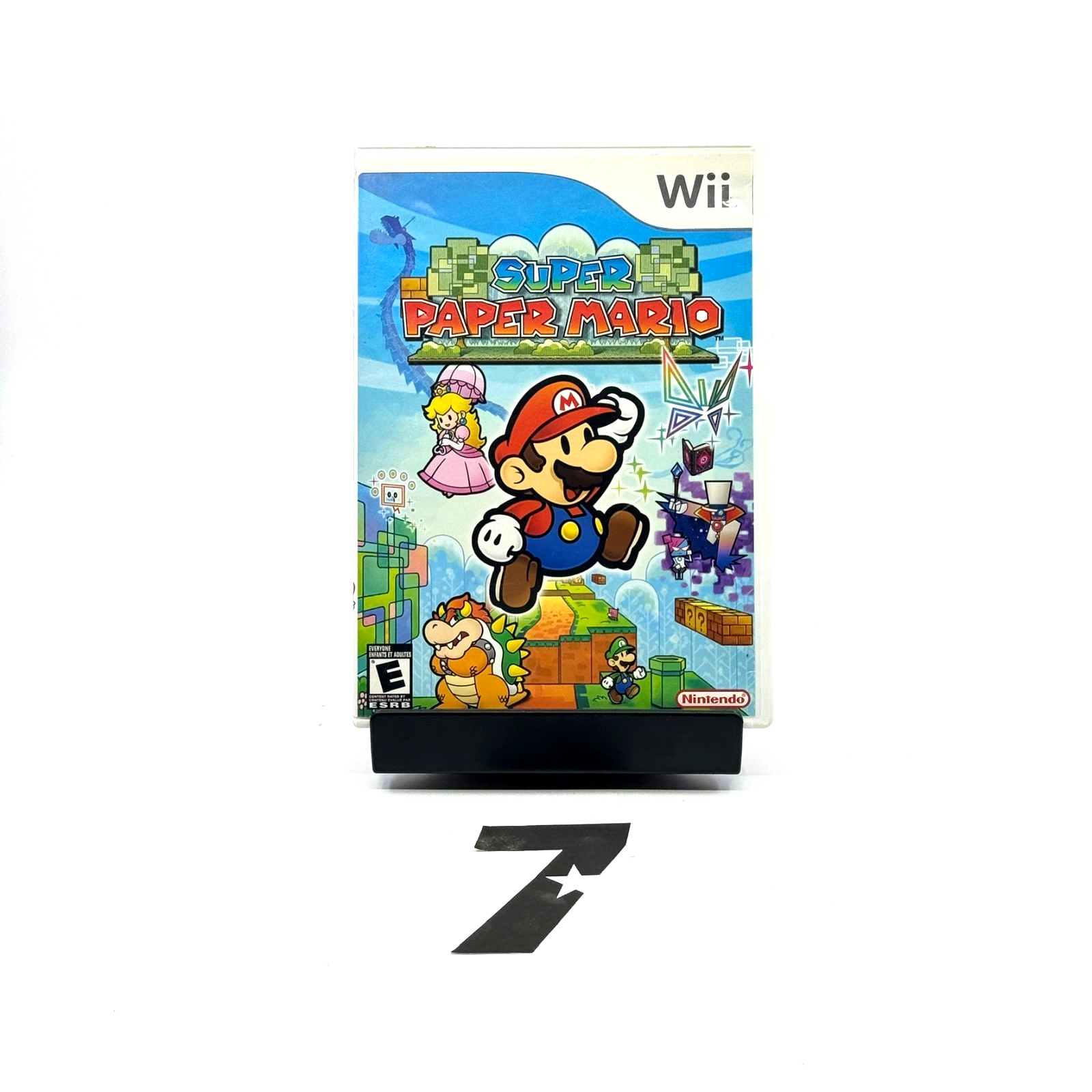 Super Paper Mario (Nintendo Wii, 2007) CiB w/Manual Tested VG