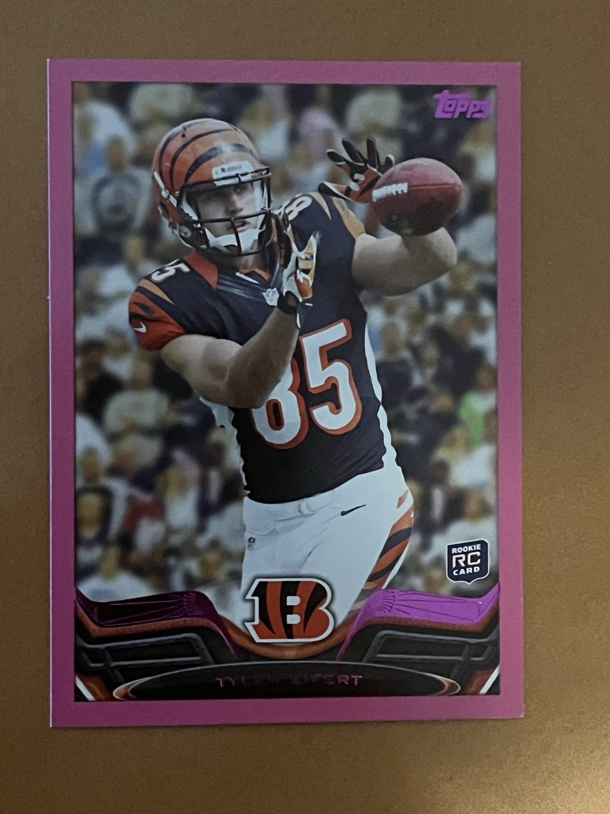 2013 Topps - Tyler Eifert #407 Pink BCA Border /399 (RC)