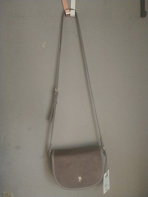 U.S. Polo Assn Umhängetasche Jones Suede Flap Crossbody Bag