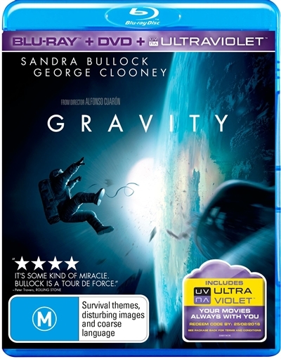 Gravity [Blu-ray] [2014], New DVD, George Clooney,Sandra Bullock, Alfonso Cuaron