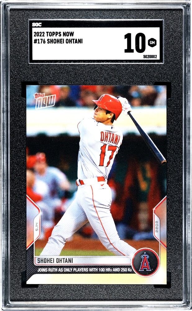 MVP満票受賞　大谷翔平 2022 TOPPS NOW FCG 10 MVP満票受賞大谷翔平 2022 TOPPS NOW FCG 10