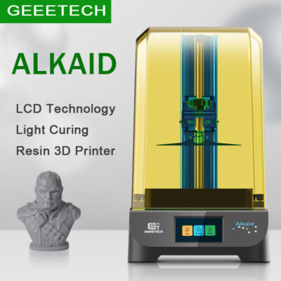 Geeetech ALKAID Resin 3D Printer 6.03'' 2K LCD Screen Printing Size 82x130x190mm