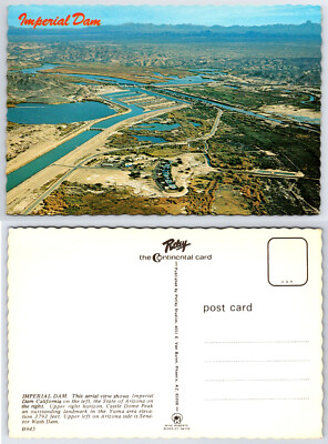 Postcard Imperial Dam, Senator Wash Dam Aerial  Photo
