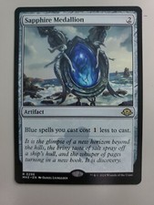 MTG Sapphire Medallion Modern Horizons 3 0296 Regular Rare