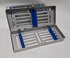 German Dental Autoclave Sterilization Cassette Rack Box Tray For 5 Instruments