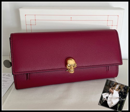 Auth! ALEXANDER MCQUEEN Crystal Embellished SKULL WOC Wallet On Chain New! £690 - Picture 8 of 8