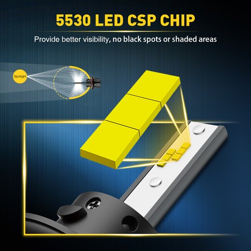 H13 LED Headlight Bulbs for Dodge Ram 1500 2500 3500 2006-2012 High Low Beam Kit - Picture 2 of 12