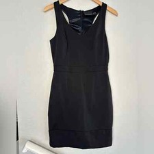 Cynthia Rowley LBD Black Stretchy Dress Sleeveless Size 8