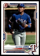 2021 Bowman #BP-139 Bayron Lora Rookie Texas Rangers