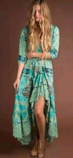 SPELL & THE GYPSY COLLECTIVE Aloha Fox Mermaid Wrap Gown Size XS SP1