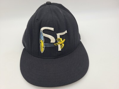 #ad #ad Vintage Sioux Falls Canaries New Era 59Fifty Pro Model Fitted 6 7 8 Hat Cap AAPB $10.00