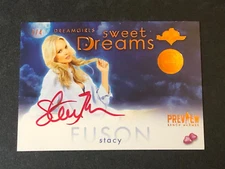 2022 Benchwarmer STACY FUSON National DREAMGIRLS Auto/4 PLAYBOY 🐇 St Pauli Girl