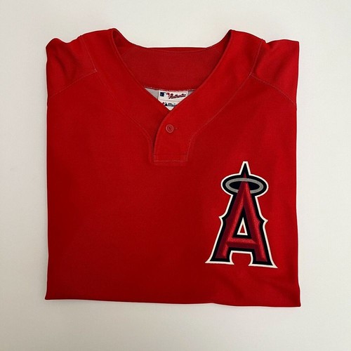 Los Angeles Angels MLB Baseball Majestic Batting Practice Jersey, Anaheim V0